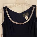 Alex Evenings ALEX Evening Dress size 6 length 53” bust 32” navy blue color all bids attached Photo 10