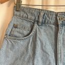 ZARA  High Waisted Light Wash Foldable Multi Length Mom Denim Jean Shorts Photo 1