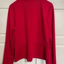 Tommy Hilfiger  NWT suit separates peplum blazer jacket women’s size 6 ruby red Photo 3