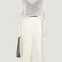 The Row  Stelle Top in Ecru Large Womens Knitted Sweater Photo 13