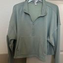 90 degree green cropped quarter zip Size L Photo 0