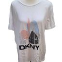 DKNY  Womens Sport City Skyline Graphic T-Shirt Size L New Photo 0