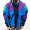 Vintage Blue 80s TOGETHER  and Purple Colorbock Ski Jacket Photo 0