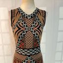 Kerisma  Multicolor Sleeveless Knit Patterned Wool Bodycon Mini Dress Size Medium Photo 1