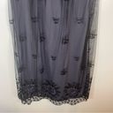 Rebecca Taylor  Dress Purple & Black Bumble Bee, A-Line, Lace Overlay Size 4 Photo 11