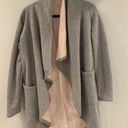 Fabletics  Grey/Pink Fleece Sweater Jacket Photo 0