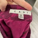 CAbi  Purple Lace Knee Length Career Pencil Skirt 6 Photo 5