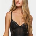 Forever 21 Black Lace Bodysuit Photo 0