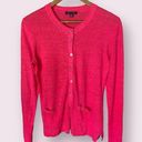 Tommy Hilfiger  Button Up Crew Neck Cardigan in Pink - size small Photo 0