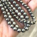 Krass&co The Roman  tri strand grey beaded necklace Photo 9