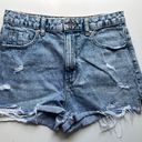 ZARA High Rise Jean Shorts Photo 0