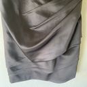 David's Bridal David’s Bridal black strapless ruched dress size 2. Photo 2