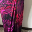 Cache  Red Purple Cowl Neck Dress evening designer gown brand new medium Photo 9