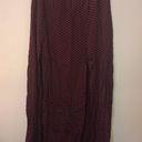 American Eagle  Maroon Maxi Skirt Photo 1