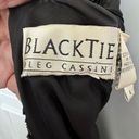 Oleg Cassini BLACKTIE by  Black Beaded sleeveless racer back dress SZ 4 GORGEOUS! Photo 6