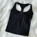 Bebe NBW  Embellished Black Cropped Sports Tank Photo 1