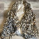 Jolt Leopard Print Fur Vest Photo 2