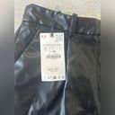 ZARA NWT  High Waist faux Leather Shorts Photo 3