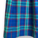 Pendleton Womens Vintage 80s  Blue Plaid Wool Academia Jacket Skirt Size Small Photo 9