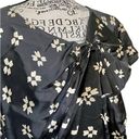 Jones New York Size 16W Black Floral Silk Top Short Sleeve Dress Workwear Photo 2