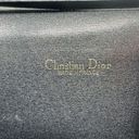 Christian Dior Vintage  Black Leather Gold Hardware Strap Shoulder Bag Photo 7