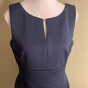 DKNY  navy blue keyhole front scuba sleeveless stretch dress Photo 14