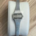 Seiko  Ladies Watch RARE Vintage White Gold Plated Bracelet Gray Dial Mechanical Photo 3