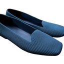 Vintage Blue Vivaia Margot 1.0 Square-Toe Slip On Flats Loafers  EU 38 US 7 7.5 Photo 2