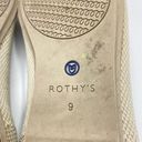 ROTHY'S The Loafer Knit Flats Shoes Round Toe Beige Comfort Casual Size 9 Photo 4