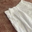 White Linen Pants Size M Photo 1