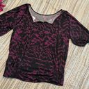 Roommates Moderna Blouse design black violet Plus sizes Women Size 3X Photo 3