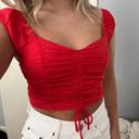 Red Crop top Photo 2