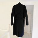 Zac Posen Farrah Wool Trench Coat Black Size 10 Retail $695 Photo 5