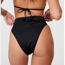 Cotton On New curve high waisted cheeky bottom bikini size 16 black  Photo 4