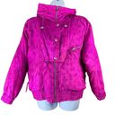 Pacific trail Vintage Large Ski Jacket Magenta Pink Hooded Zip Up  Coat FLAWED Photo 0