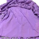 Donna Morgan Anthropologie  Renata Purple Lace Dress Sleeveless, Lined, Size US 8 Photo 7