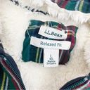 NEW LL Bean Scotch Plaid Flannel Shirt Jacket Sherpa Photo 8