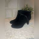 Johnston & Murphy  Women Black Suede Ankle Boots - New Size 8 Photo 1