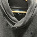 Polo  Ralph Lauren Men Large Cowl Neck Sweater Buttons Sweatshirt Long Sleeve Photo 5