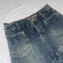 Vanilla Star Jeans Y2K Vanilla Star Micro Mini Denim Skirt Pleated Juniors Sz 1 Photo 3