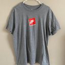 Nike Gray Logo Tee Photo 0