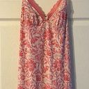 Studio Donatella Floral Beige & Coral Lace Lingerie Nightgown Small Photo 0