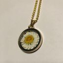 Press Flower Pendant Necklace Multi Photo 1