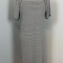 Ekouaer  Stripe Rayon Midi Shirt Dress Medium Photo 3