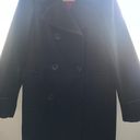 Anne Klein Black Wool Peacoat Photo 0