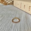 American Vintage Vintage “Bliss” Rosegold Diamond Tiara Stacking Ring Pinkie Feminine Princess Jewelry Photo 6