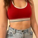 Tommy Hilfiger Red  Cotton Lounge Bralette Photo 0