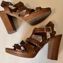 American Eagle NEW  Block Heel Shoes Brown Size 9 NWOT Photo 3