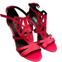 Charles David 💥SALE💥HOT PINK CUT OUT STRAPY  HEELS Photo 2