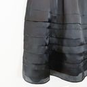 White House | Black Market  Fit & Flare Silk Cocktail Dress Black Size 0 EUC Photo 9